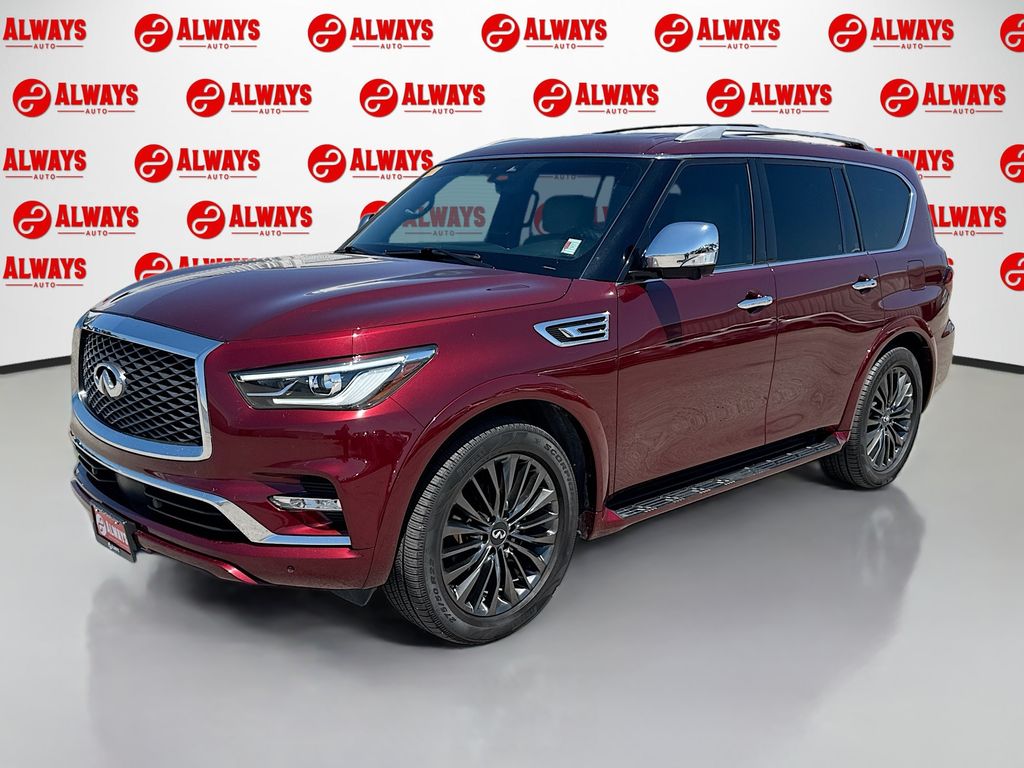 Coulis Red 2022 INFINITI QX80 Sensory RWD SUV / Crossover Rear-Wheel Drive 7-Speed Automatic