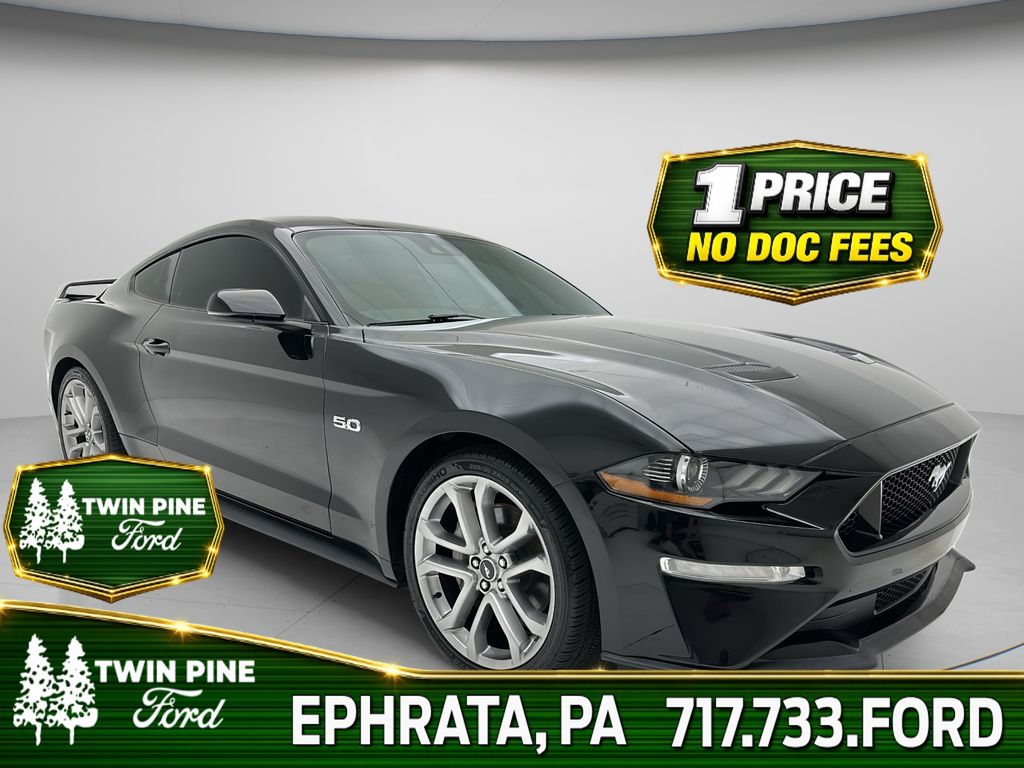 Shadow Black 2023 Ford Mustang Coupe Rear-Wheel Drive 6-Speed Manual