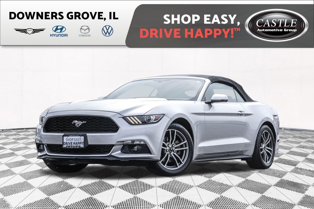 Ingot Silver 2016 Ford Mustang Convertible Rear-Wheel Drive 6-Speed Automatic