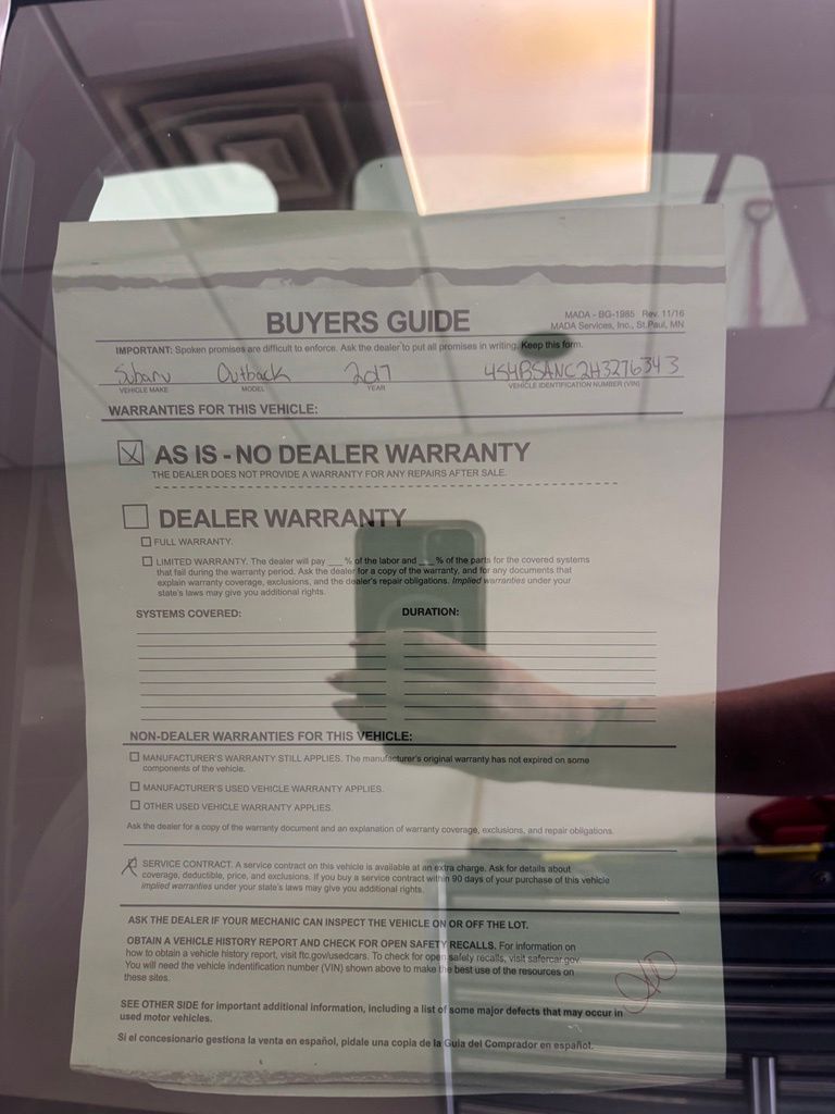 Used 2017 Subaru Outback SUV