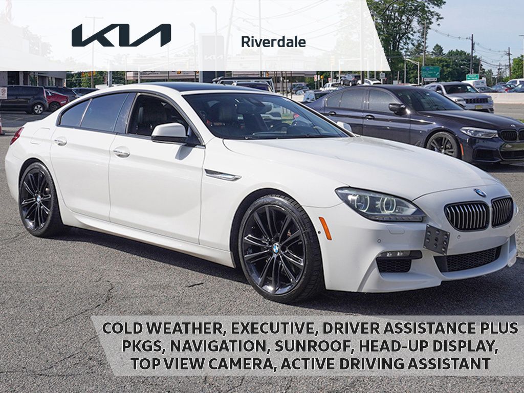 Alpine White 2014 BMW 6 Series 650i xDrive Gran Coupe AWD Sedan All-Wheel Drive 8-Speed Automatic