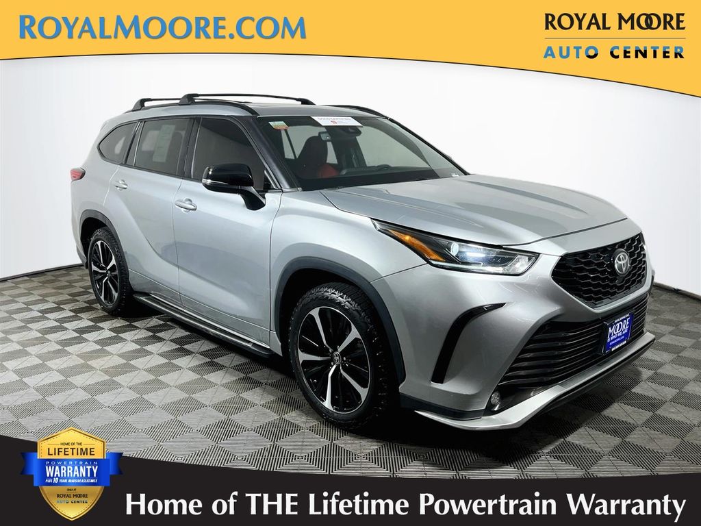 Celestial Silver Metallic 2021 Toyota Highlander SUV / Crossover All-Wheel Drive 8-Speed Automatic