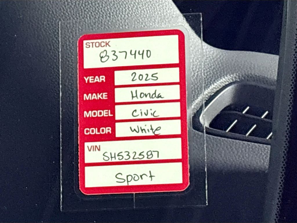 2025 Honda Civic Sport