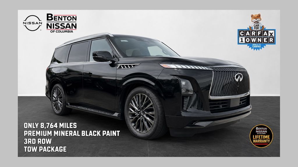 Mineral Black 2025 INFINITI QX80 SUV / Crossover All-Wheel Drive 9-Speed Automatic