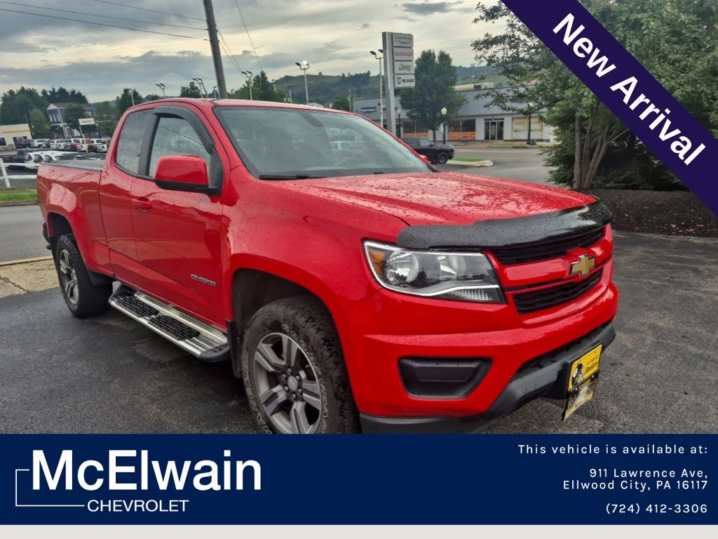 Red Hot 2018 Chevrolet Colorado Pickup Truck Four-Wheel Drive 8-Speed Automatic