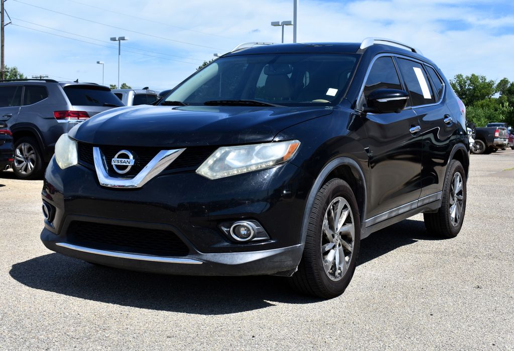 Super Black 2015 Nissan Rogue SUV / Crossover All-Wheel Drive Continuously Variable Transmission