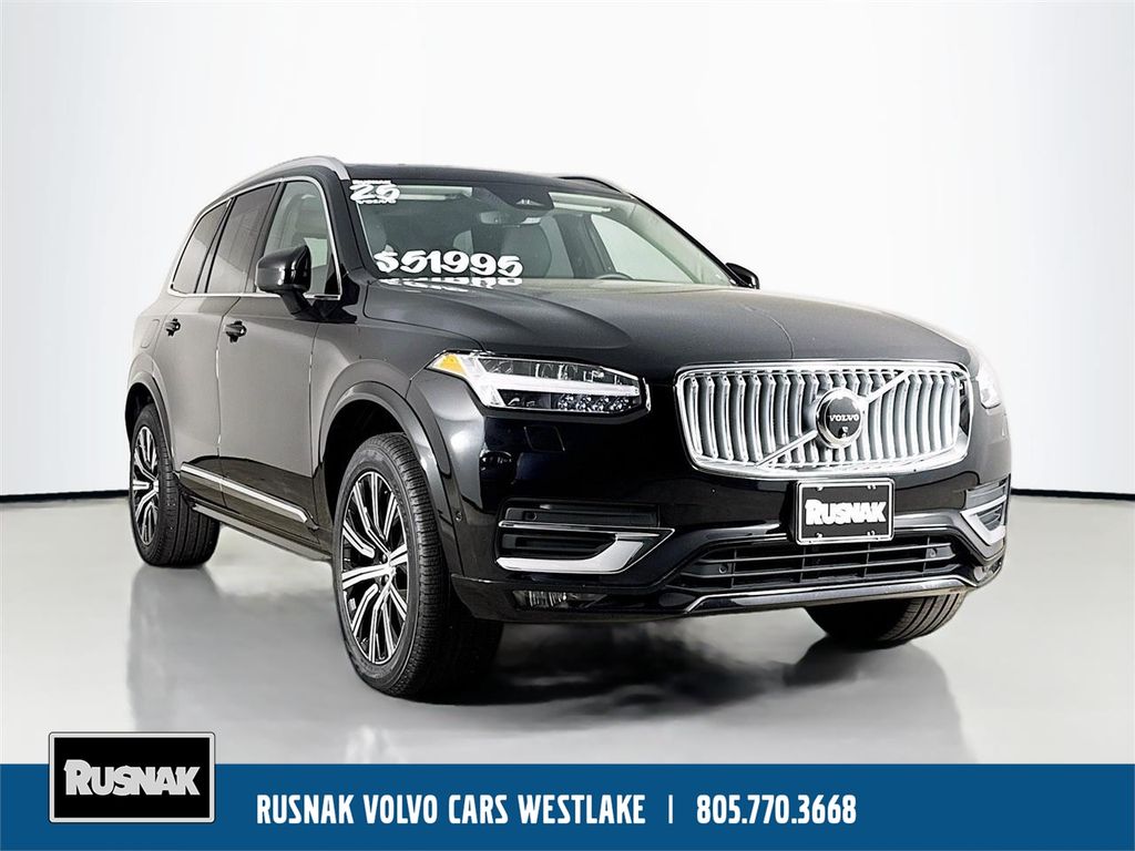 Black 2025 Volvo XC90 B6 Plus Bright Theme 7-Passenger AWD SUV / Crossover All-Wheel Drive Automatic