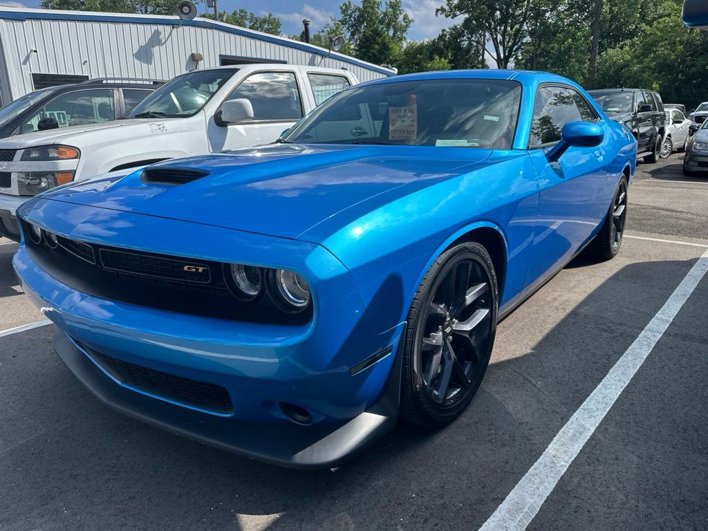B5 Blue Pearlcoat 2023 Dodge Challenger Coupe Rear-Wheel Drive 8-Speed Automatic