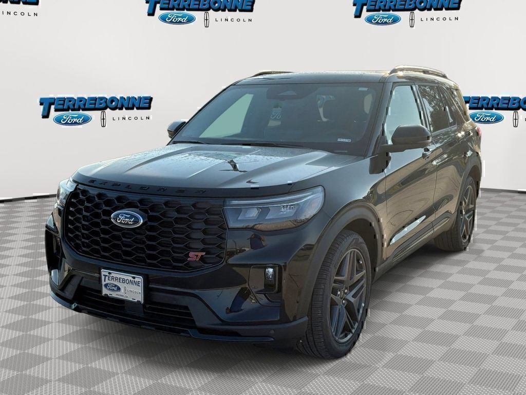 Black Metallic 2026 Ford Explorer SUV / Crossover All-Wheel Drive Automatic