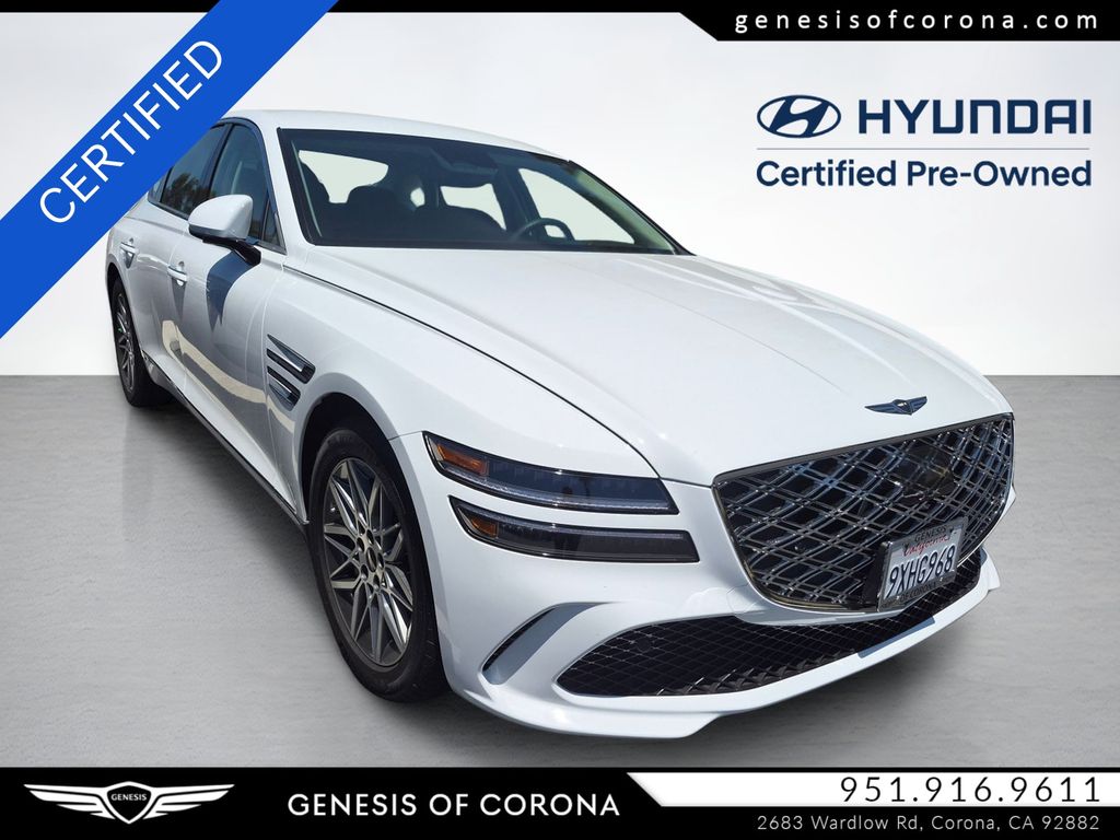 White 2026 Genesis G80 Sedan All-Wheel Drive 8-Speed Automatic