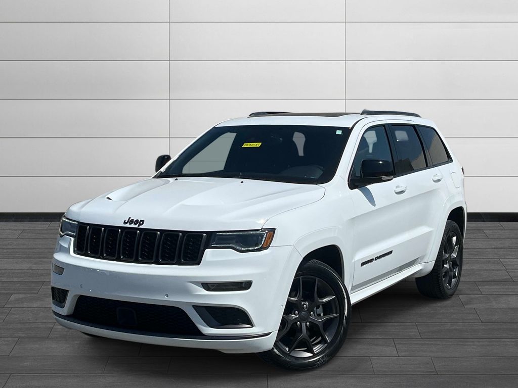 Bright White Clearcoat 2019 Jeep Grand Cherokee SUV / Crossover Four-Wheel Drive 8-Speed Automatic
