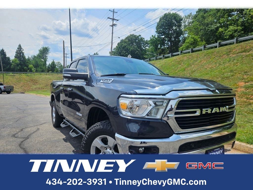 Gray (Maximum Steel Metallic Clearcoat) 2020 RAM 1500 Pickup Truck Four-Wheel Drive 8-Speed Automatic