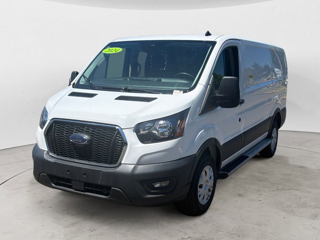 Oxford White 2024 Ford Transit Cargo 250 Low Roof LB RWD Van Rear-Wheel Drive
