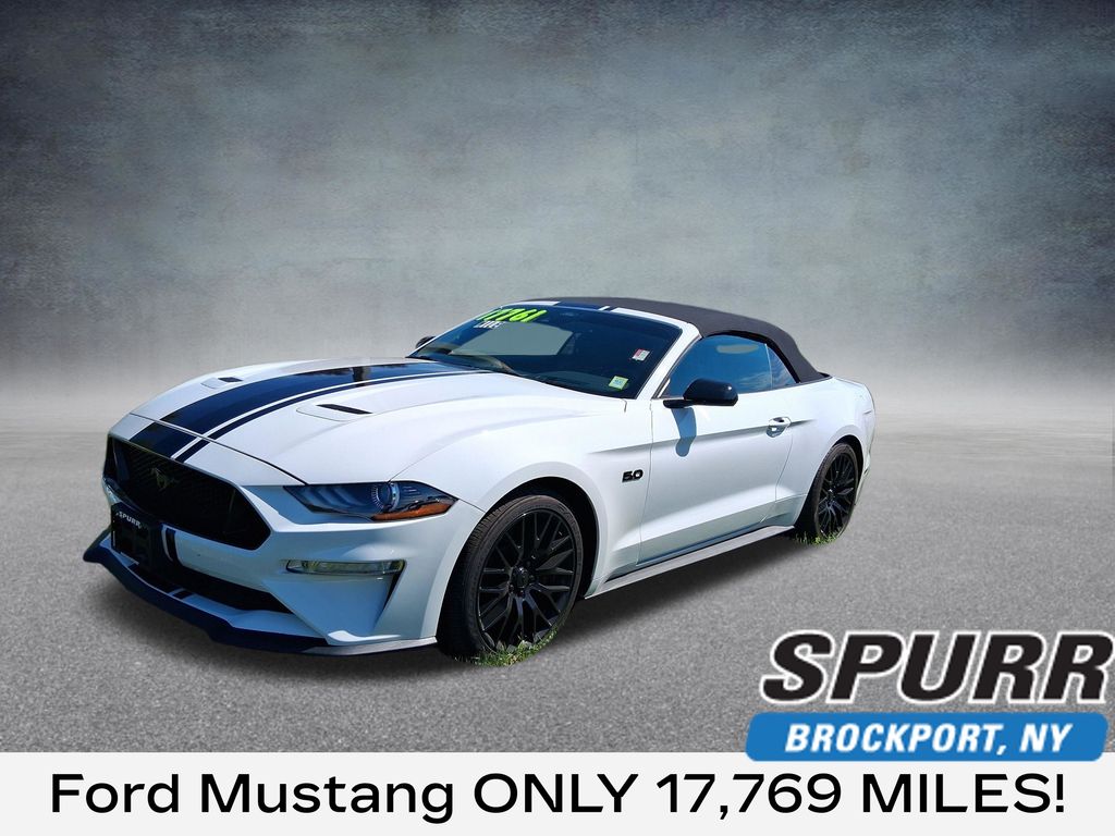 Oxford White 2019 Ford Mustang Convertible Rear-Wheel Drive Automatic