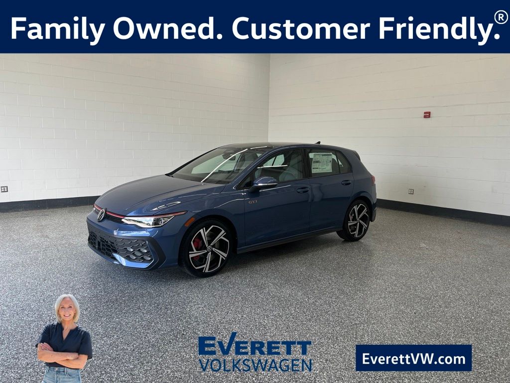 Slate Blue Metallic 2026 Volkswagen Golf GTI Hatchback Front-Wheel Drive 7-Speed Dual Clutch