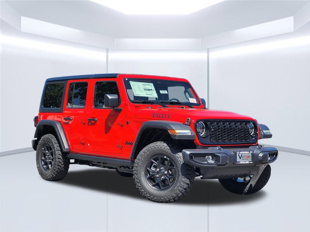 Red Clearcoat 2026 Jeep Wrangler SUV / Crossover Four-Wheel Drive 8-Speed Automatic