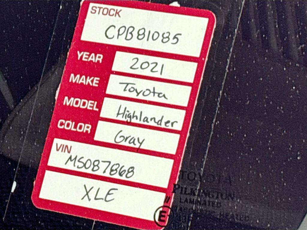 2021 Toyota Highlander XLE