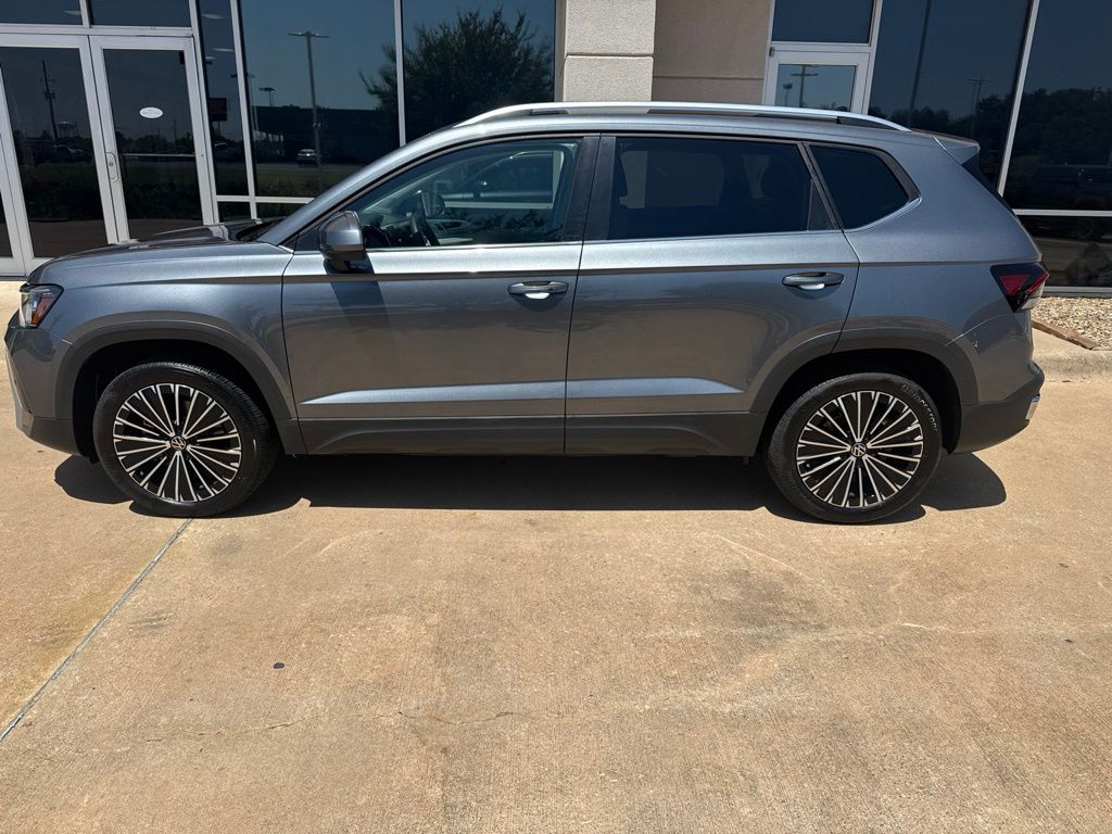Platinum Gray Metallic 2025 Volkswagen Taos SUV / Crossover Front-Wheel Drive 8-Speed Automatic