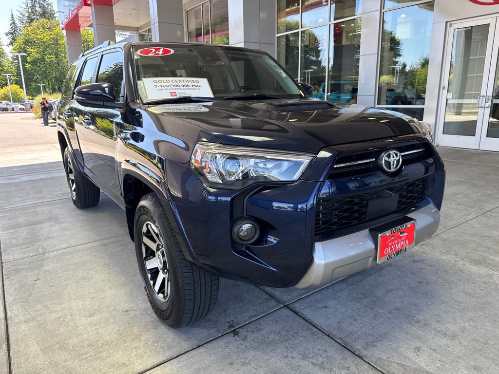 Nautical Blue Metallic 2024 Toyota 4Runner SUV / Crossover Four-Wheel Drive 5-Speed Automatic