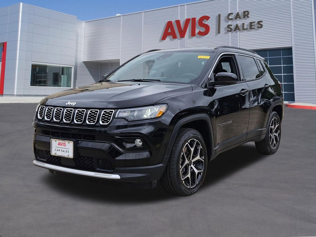 Black 2025 Jeep Compass Limited 4WD SUV / Crossover Four-Wheel Drive 8-Speed Automatic