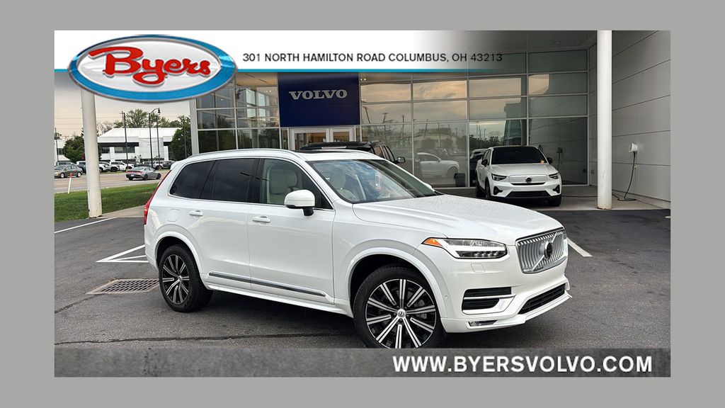 Crystal White Pearl 2025 Volvo XC90 SUV / Crossover All-Wheel Drive Automatic
