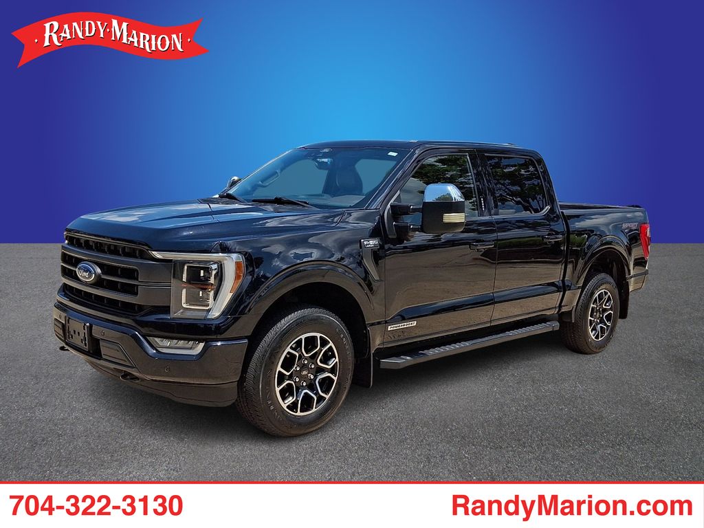 Black Metallic 2022 Ford F-150 Pickup Truck Four-Wheel Drive Automatic