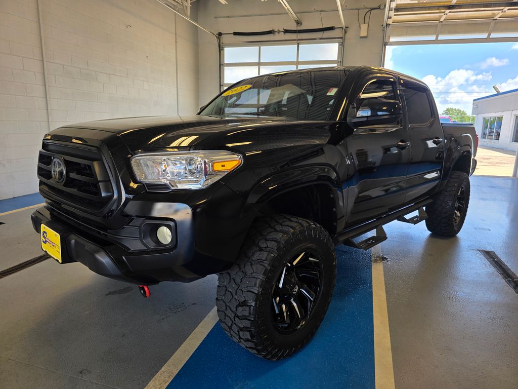 Black 2022 Toyota Tacoma Pickup Truck Four-Wheel Drive 6-Speed Automatic