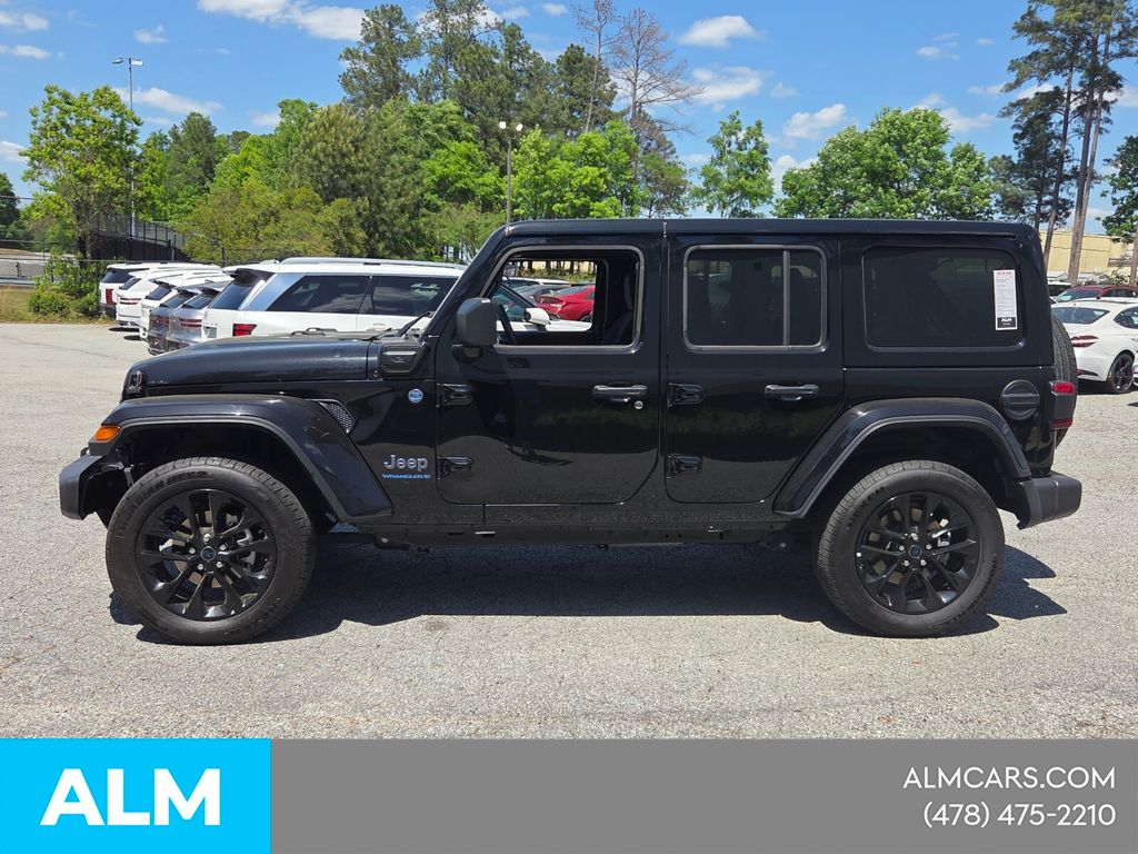 Used 2025 Black Jeep Sahara 4xe image 5
