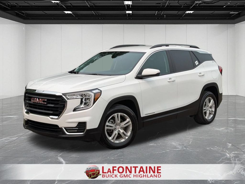Summit White 2024 GMC Terrain SUV / Crossover All-Wheel Drive 9-Speed Automatic
