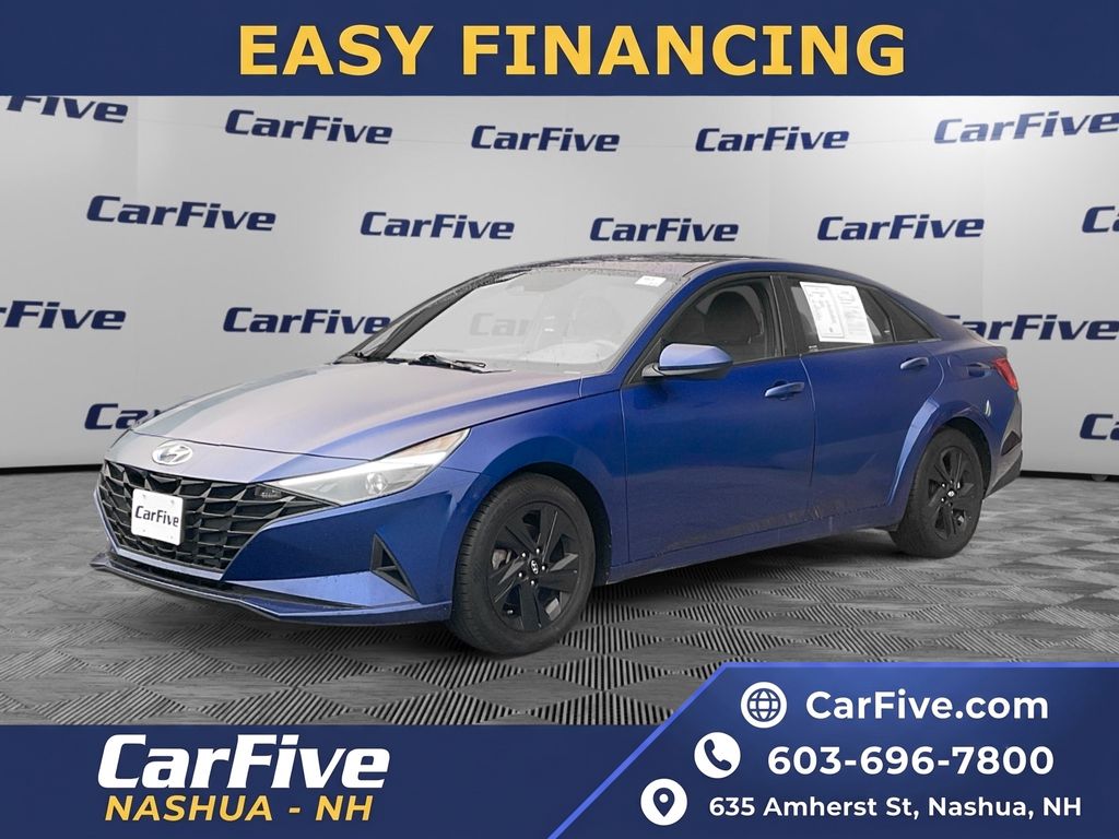 Intense Blue 2023 Hyundai Elantra Sedan Front-Wheel Drive Continuously Variable Transmission