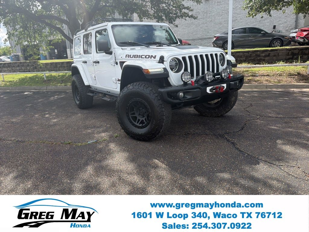 Bright White Clearcoat 2020 Jeep Wrangler Unlimited Rubicon 4WD SUV / Crossover Four-Wheel Drive 8-Speed Automatic