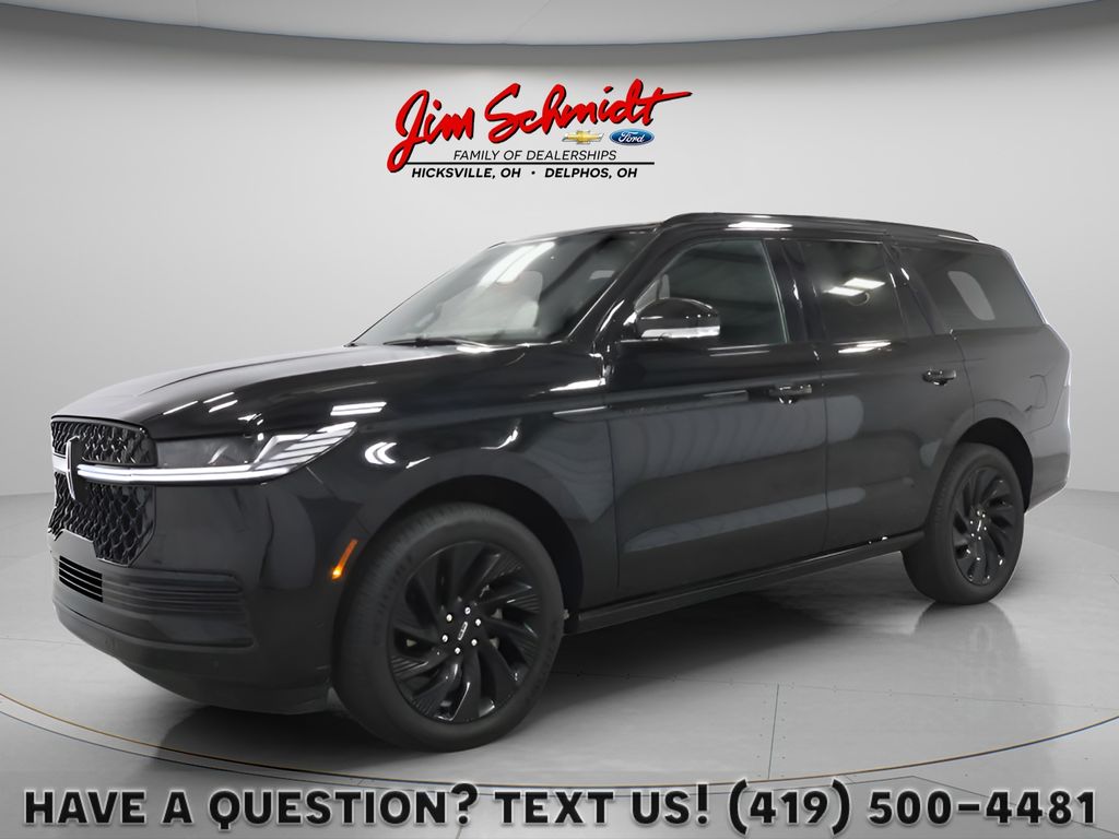 Infinite Black Metallic Clearcoat 2025 Lincoln Navigator Reserve 4WD SUV / Crossover Four-Wheel Drive Automatic