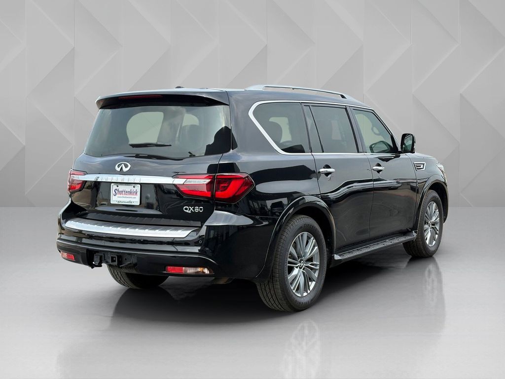 2022 INFINITI QX80 LUXE Black at AutoSavvy Houston Northwest