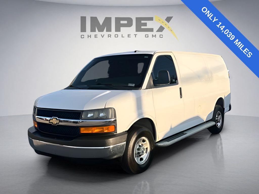 Summit White 2023 Chevrolet Express Cargo Van Rear-Wheel Drive 8-Speed Automatic Overdrive