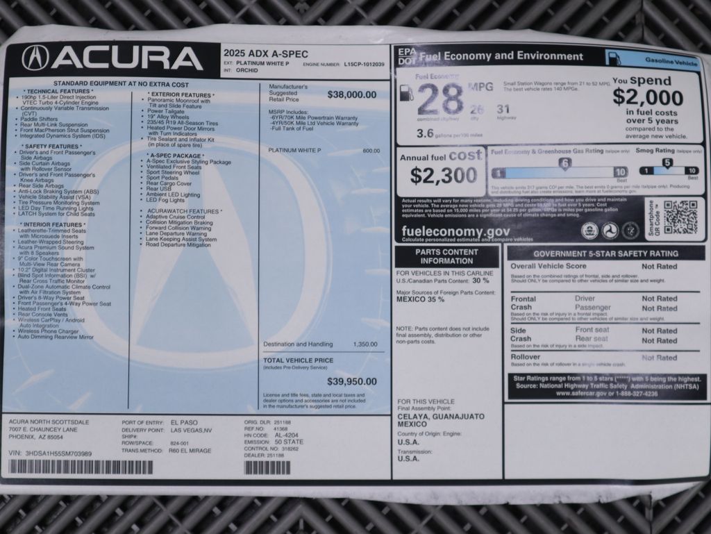 2025 Acura ADX A-SPEC 9