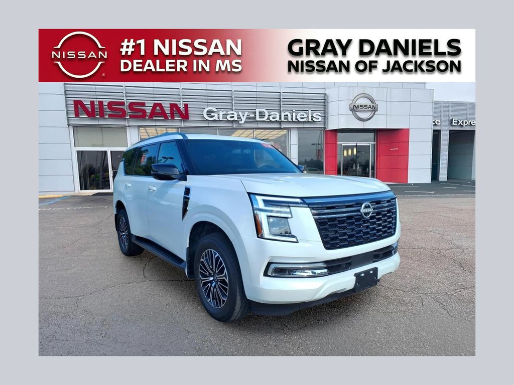 Aspen White Tricoat 2025 Nissan Armada SUV / Crossover 4X2 9-Speed Automatic