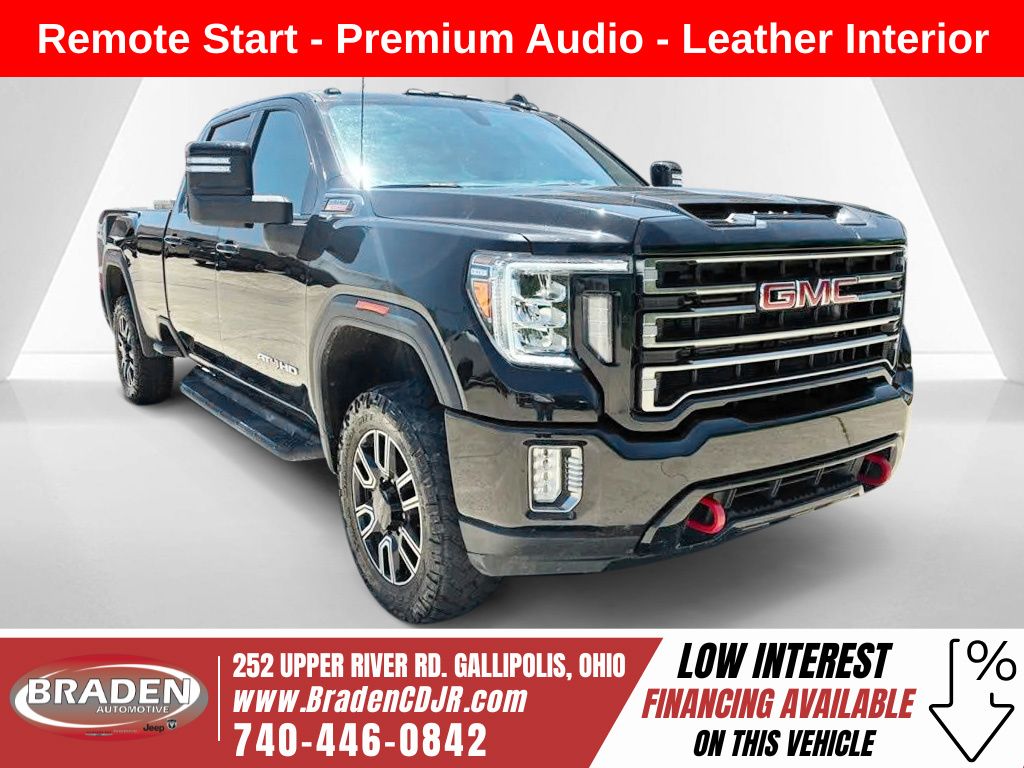 Black (Ebony Twilight Metallic) 2021 GMC Sierra 3500HD Pickup Truck Four-Wheel Drive Automatic