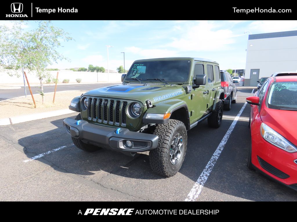 2023 Jeep Wrangler Rubicon 4xe Hero Image