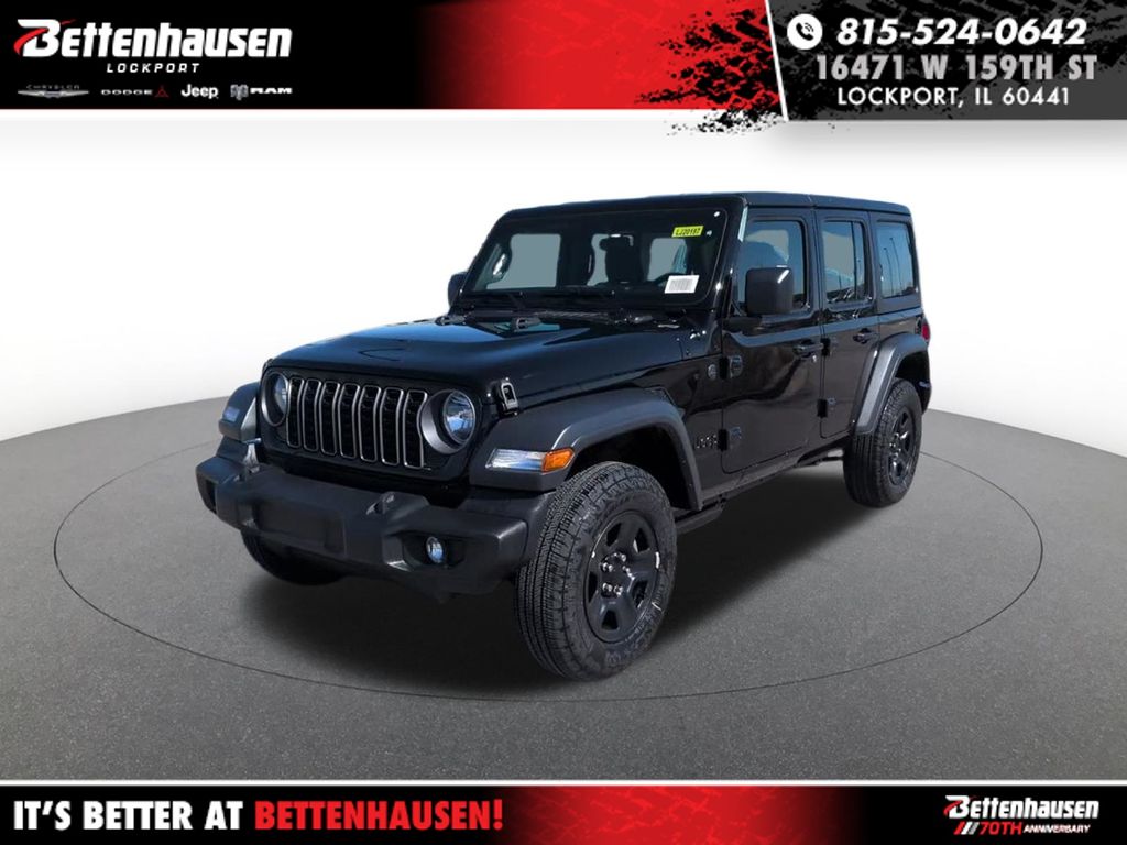 Black Clearcoat 2026 Jeep Wrangler SUV / Crossover Four-Wheel Drive 8-Speed Automatic