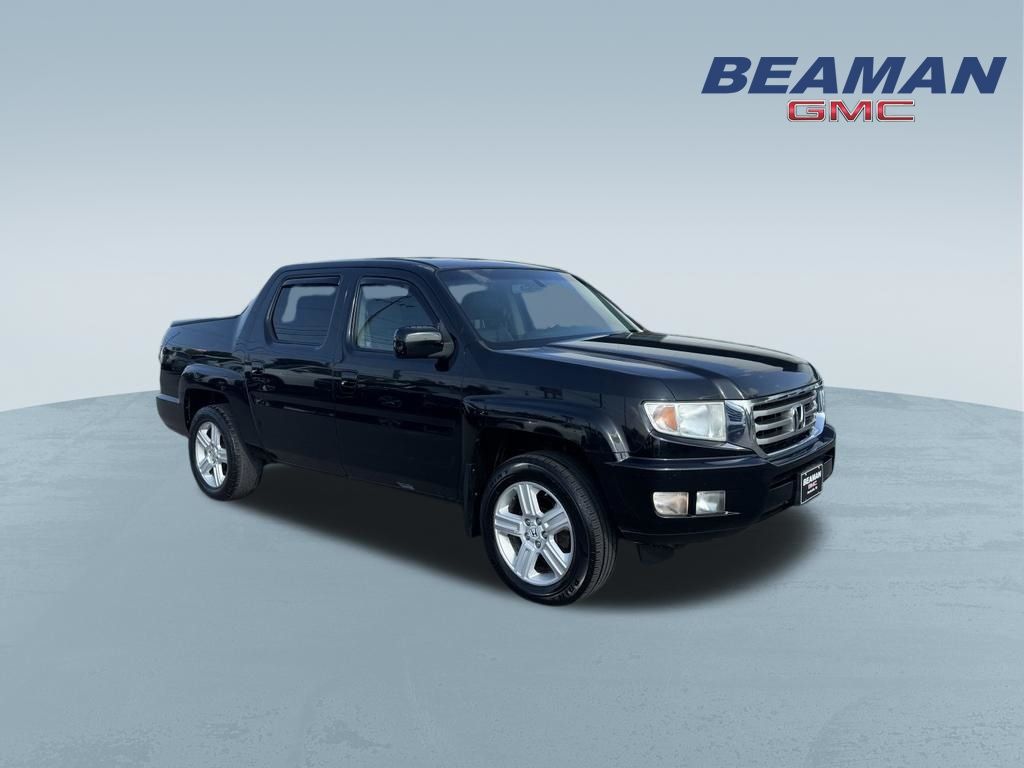 Black 2012 Honda Ridgeline Pickup Truck Four-Wheel Drive 5-Speed Automatic