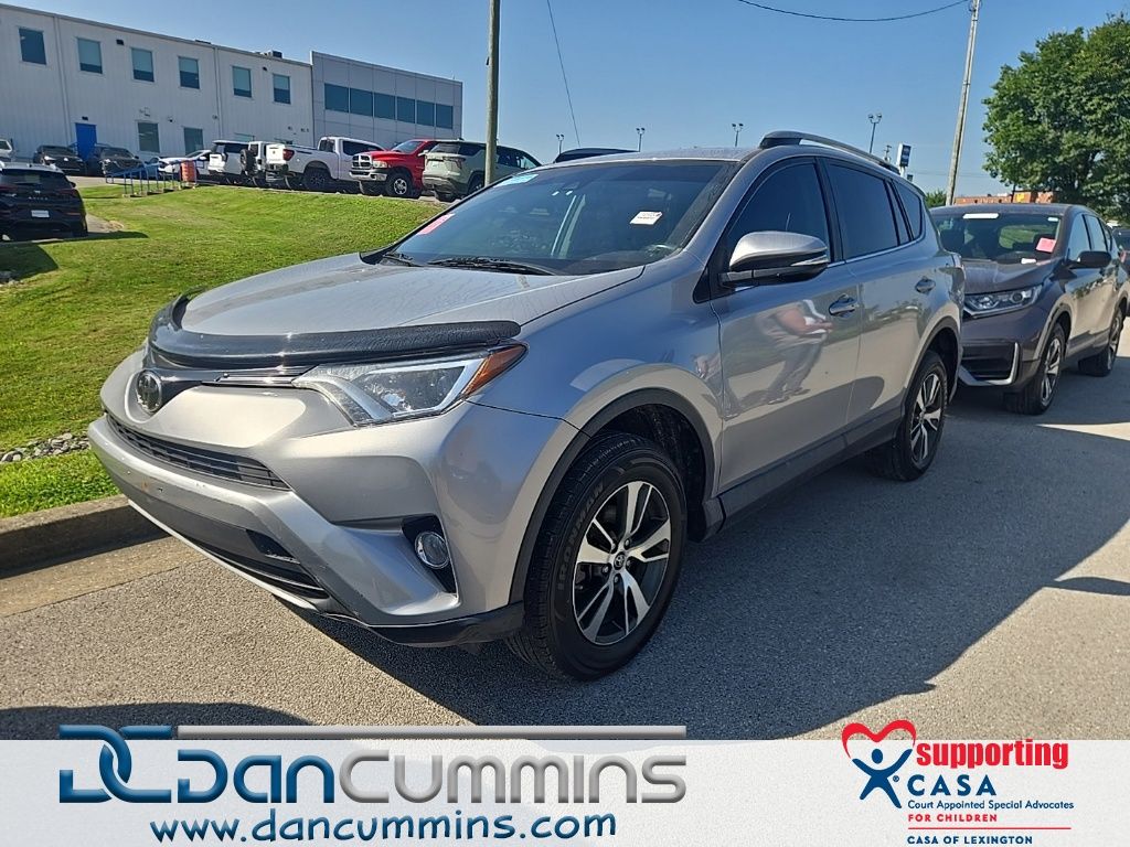 Silver Sky Metallic 2018 Toyota RAV4 SUV / Crossover Front-Wheel Drive 6-Speed Automatic