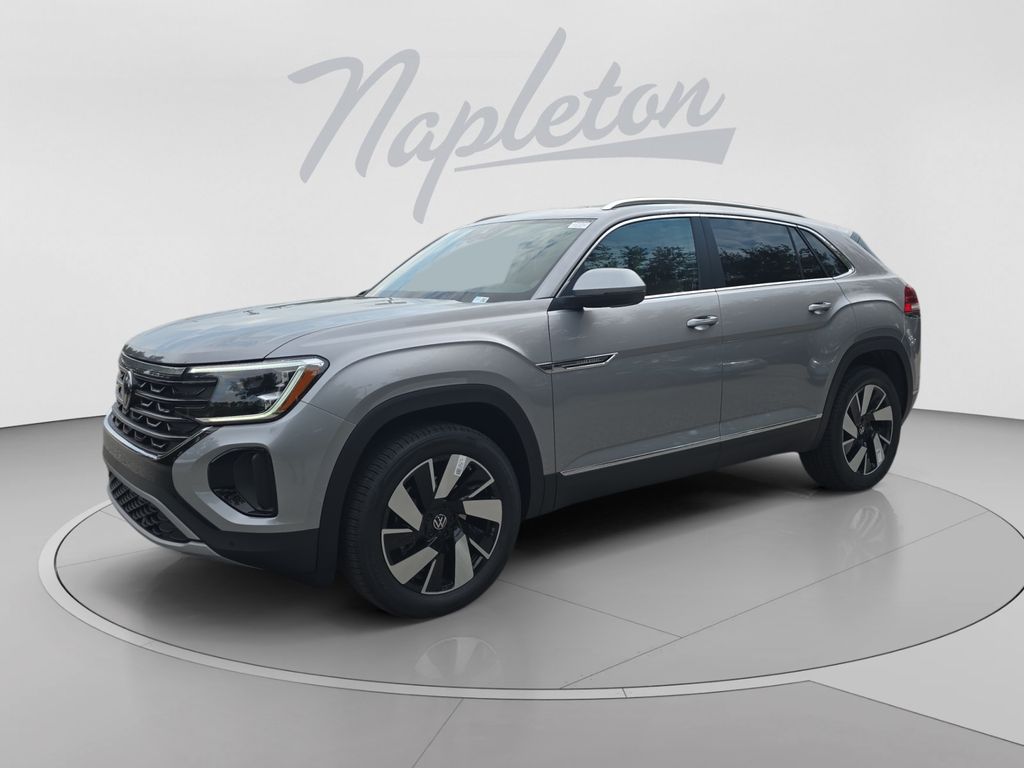 Silver 2026 Volkswagen Atlas Cross Sport SUV / Crossover All-Wheel Drive 8-Speed Automatic