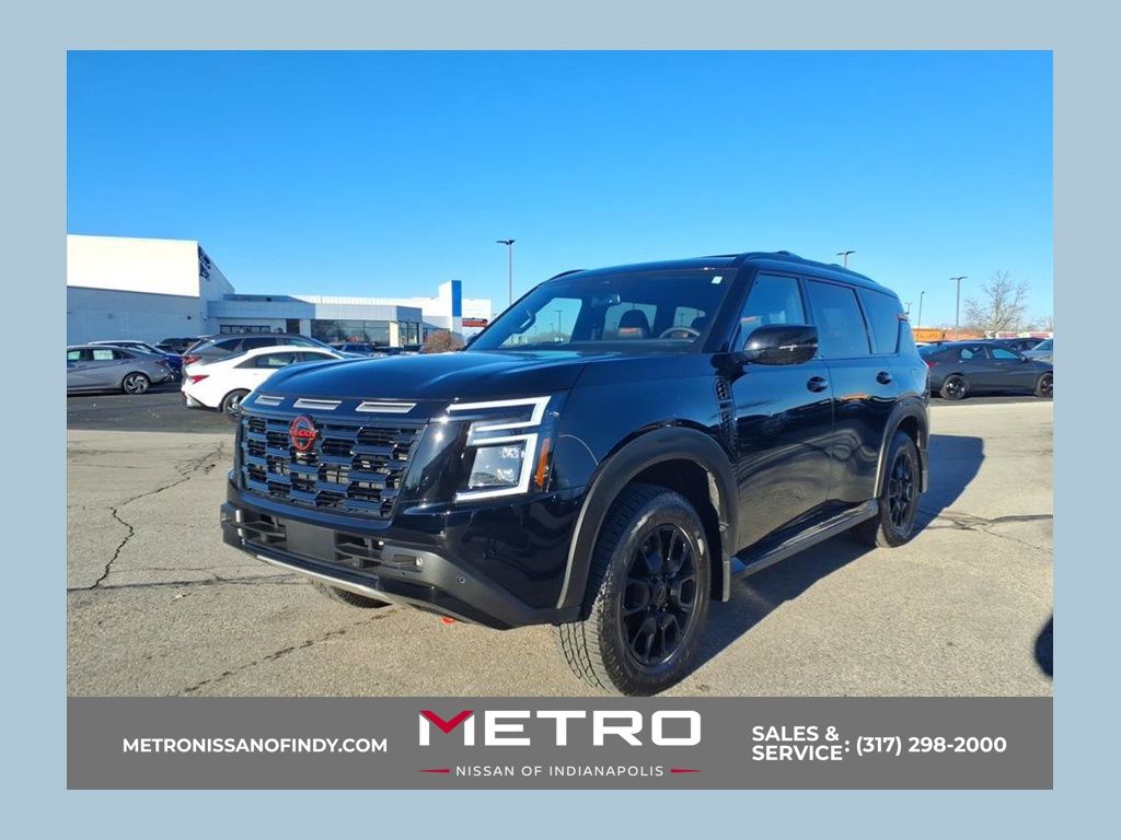 Super Black 2026 Nissan Armada SUV / Crossover Four-Wheel Drive 9-Speed Automatic
