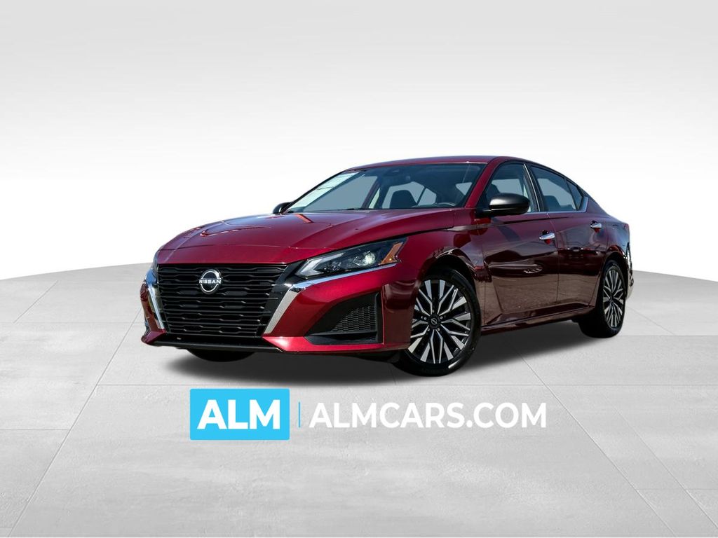 Red (Scarlet Ember) 2025 Nissan Altima Sedan Front-Wheel Drive Continuously Variable Transmission