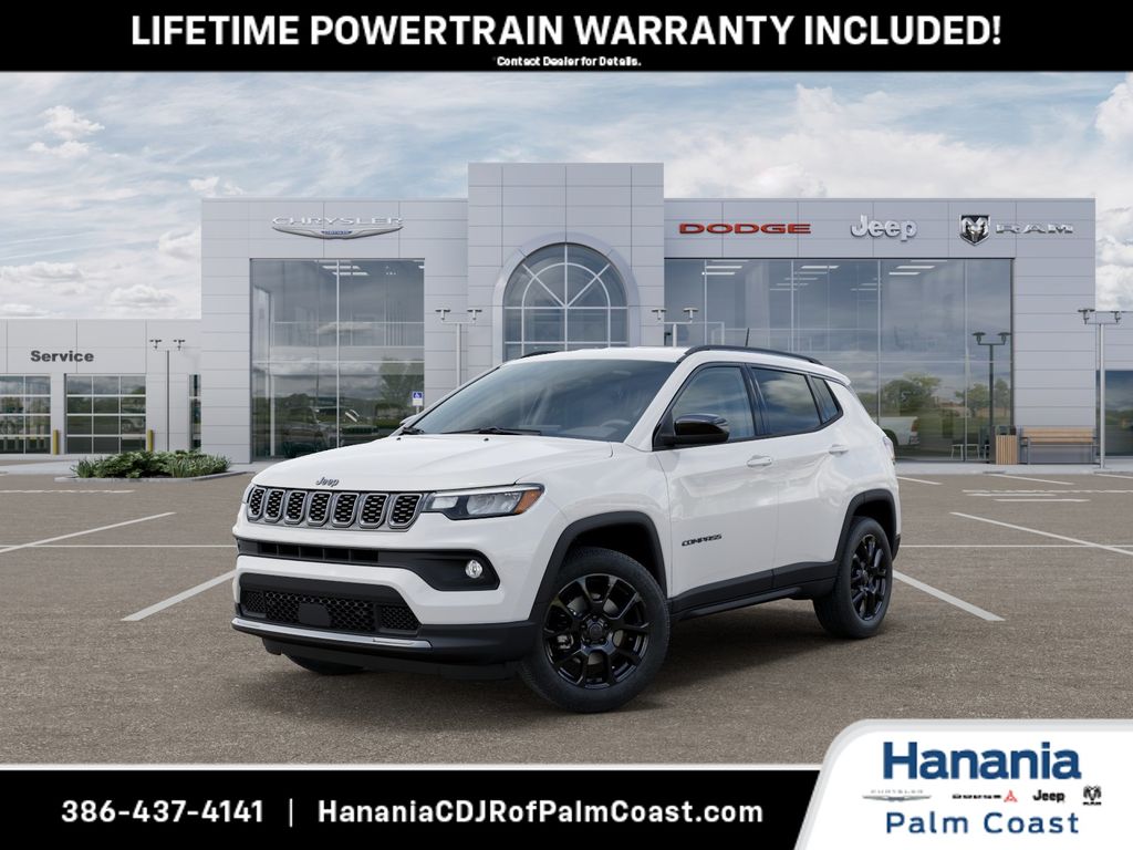 Bright White Clearcoat 2026 Jeep Compass SUV / Crossover Four-Wheel Drive 8-Speed Automatic