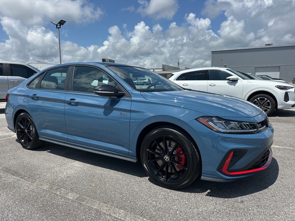 Monterey Blue Pearl w/Deep Black Roof 2026 Volkswagen Jetta GLI Autobahn FWD Sedan Front-Wheel Drive 6-Speed Manual