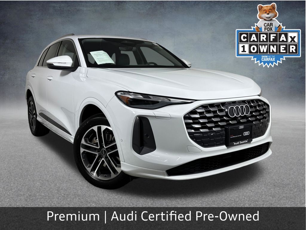 Glacier White Metallic 2025 Audi Q5 SUV / Crossover All-Wheel Drive 7-Speed Automatic