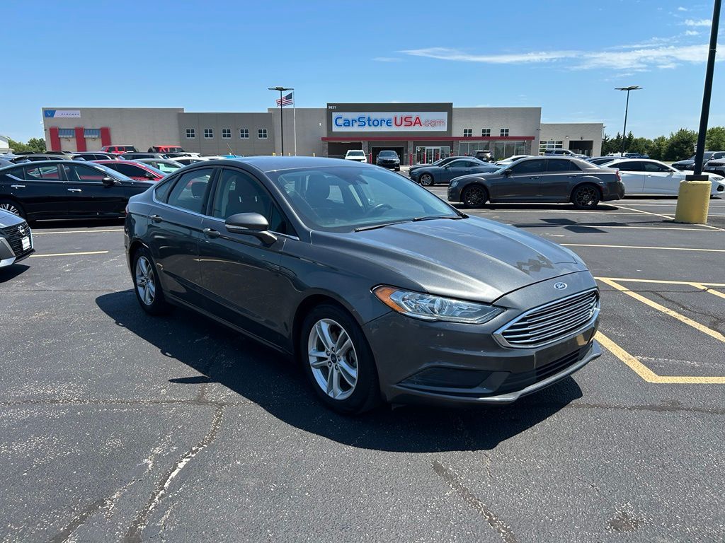 Gray (Magnetic) 2018 Ford Fusion Sedan Front-Wheel Drive 6-Speed Automatic