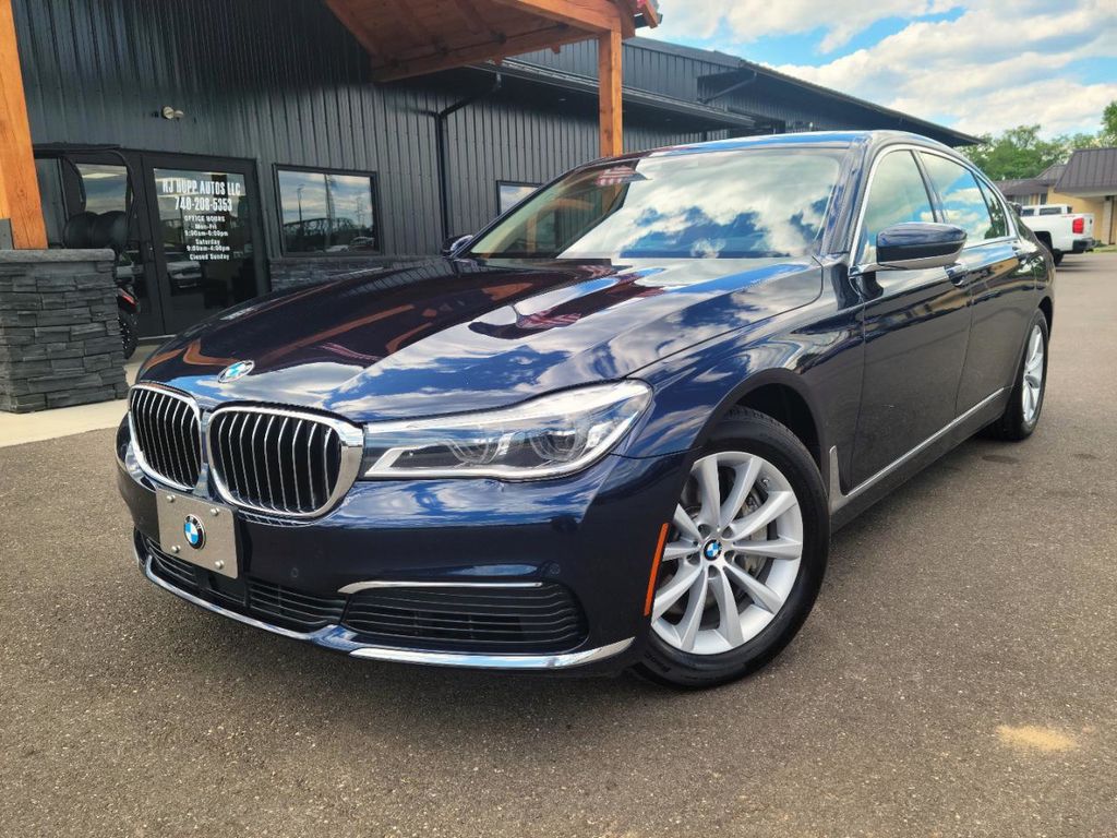 Imperial Blue Metallic 2019 BMW 7 Series Sedan All-Wheel Drive 8-Speed Automatic