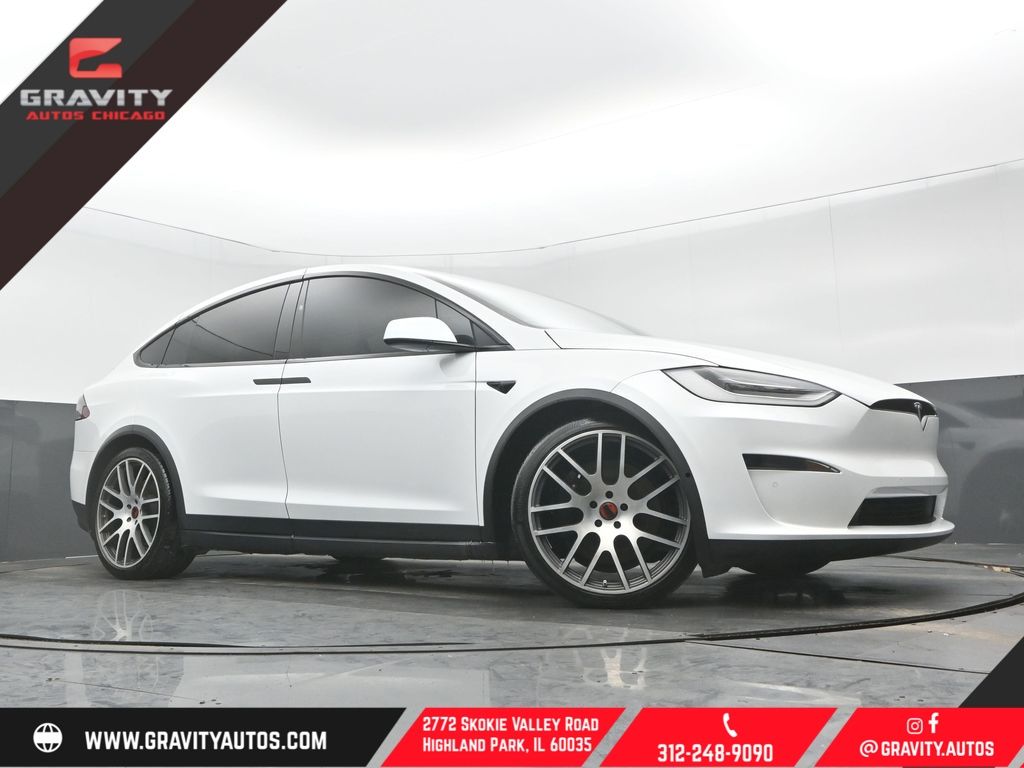 White 2022 Tesla Model X Plaid AWD SUV / Crossover All-Wheel Drive 1-Speed Automatic